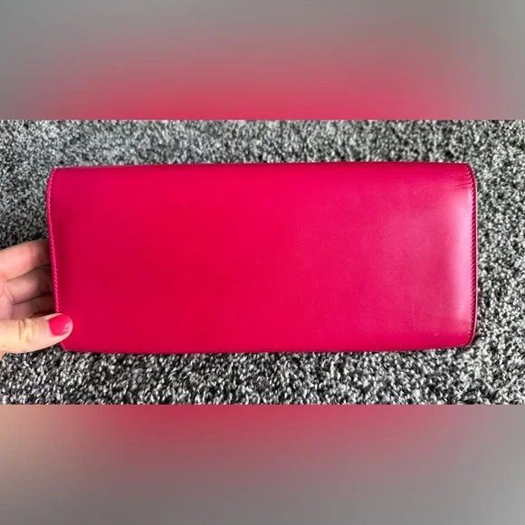 YSL large pink clutch - Picture 2 of 13